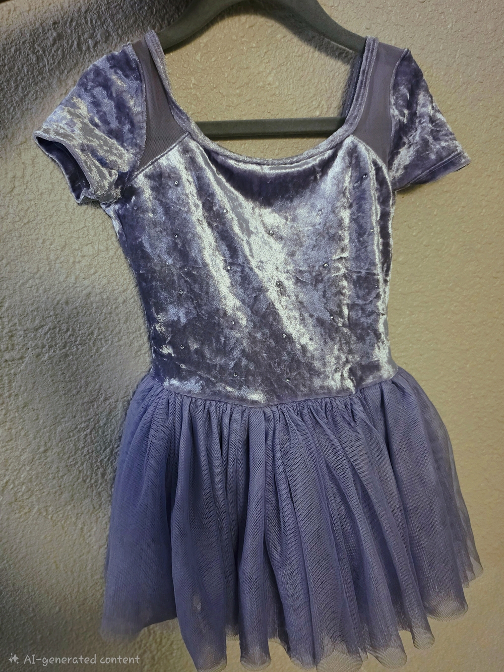 Bloch Lavender Velvet and Tulle Ballet Costume